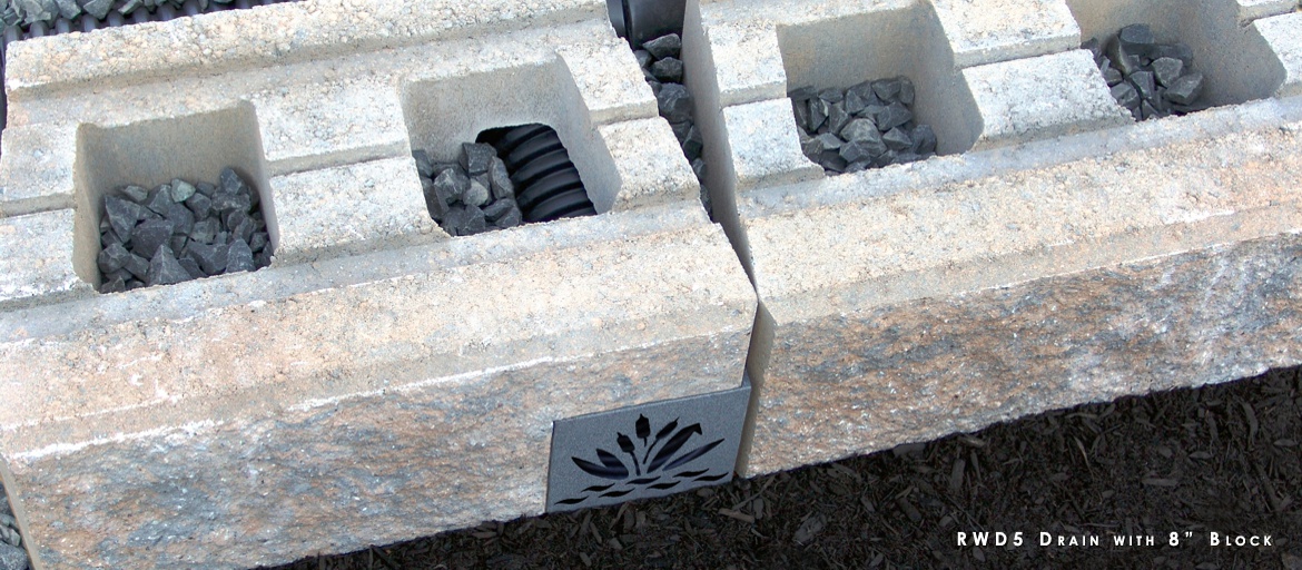 RWD6 Drain with 8 inch Block
